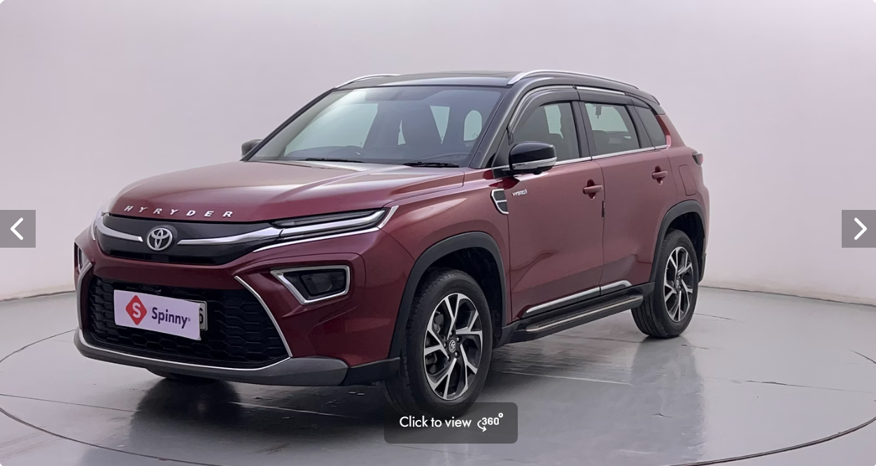 2022 Toyota Urban Cruiser Hyryder V Hybrid Dual Tone